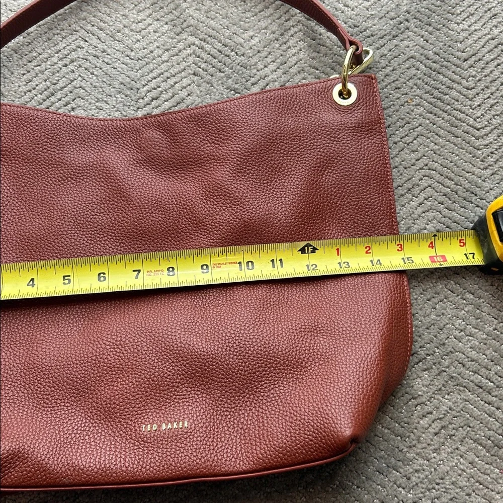 Ted Baker Rich Brown Shoulder Bag Leather Bag - Picture 10 of 11